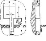 Grafische Darstellung eines Hausanschlusskastens mit Mauerwerksöffnung für den Einbau eines Wandkastens – Beispiel für einen Netzanschluss im Gebäude.