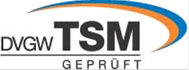 TSM Prüfsiegel DVGW Wasser, Gas